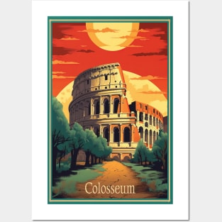 Colosseum, Rome, Italy Posters and Art